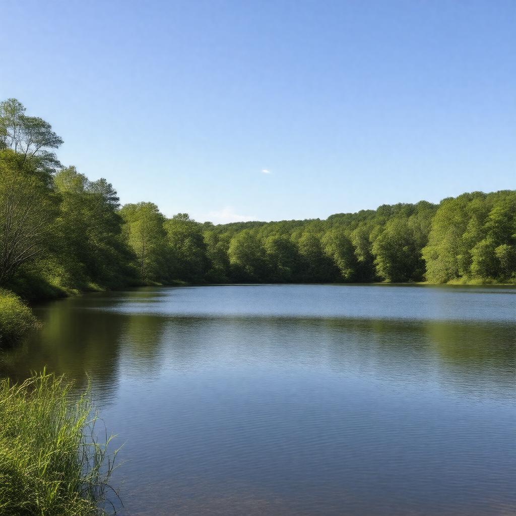 AI-created image of Lake Cochichewick