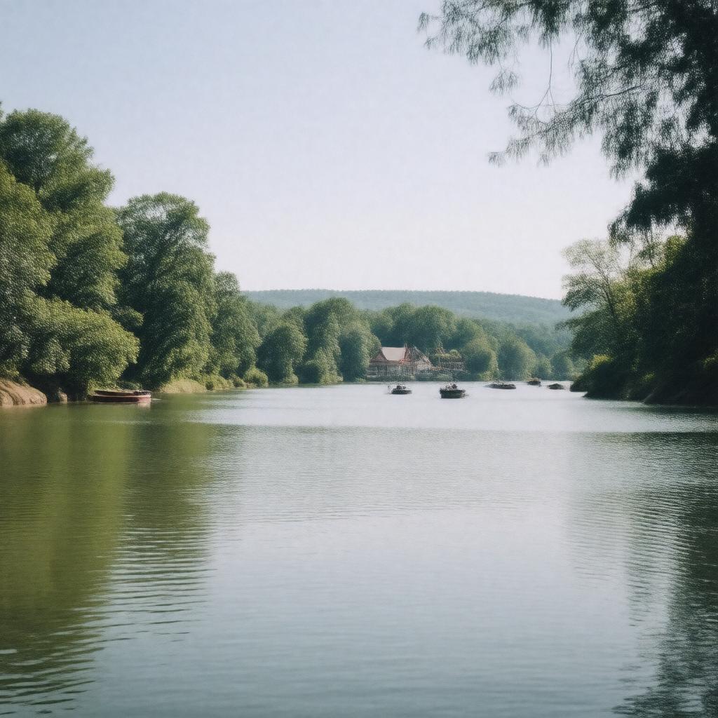 AI-created image of Lake Compounce (lake)