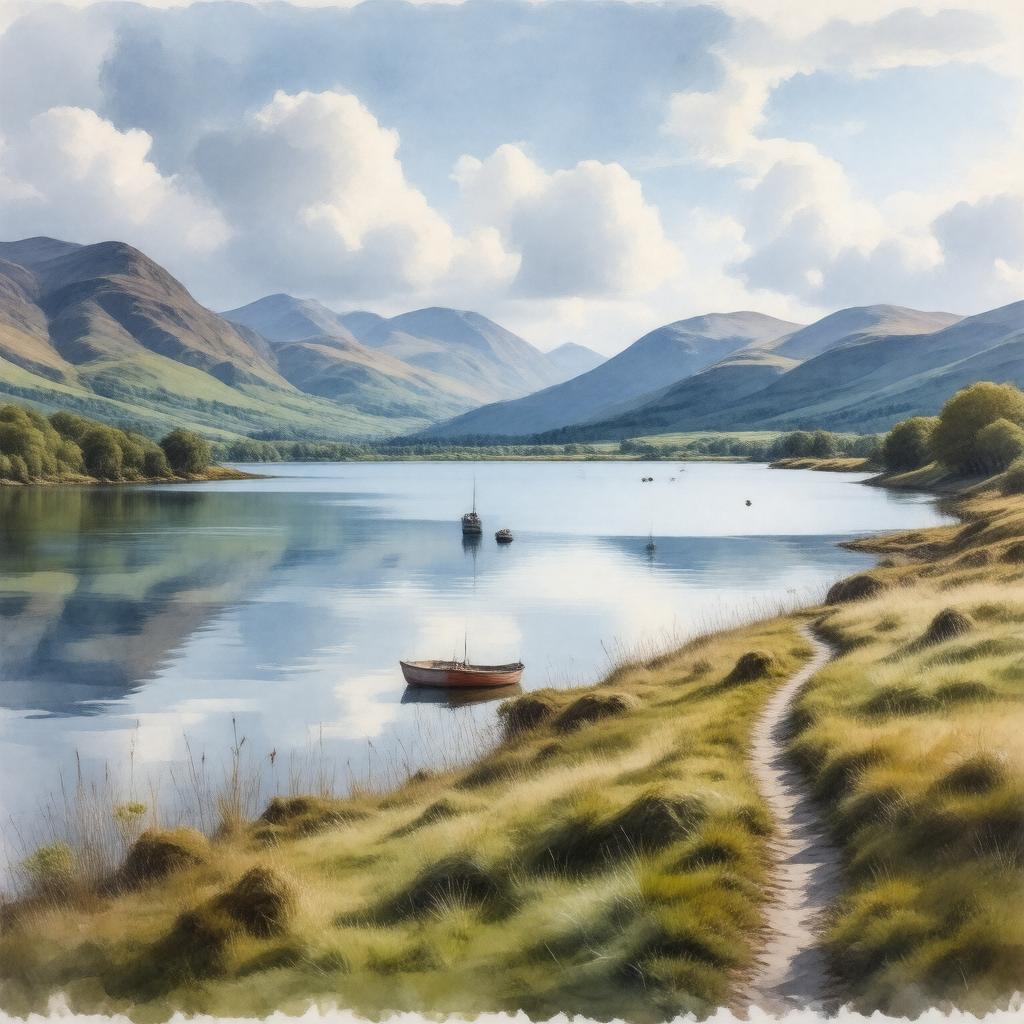 AI-created image of Lake District