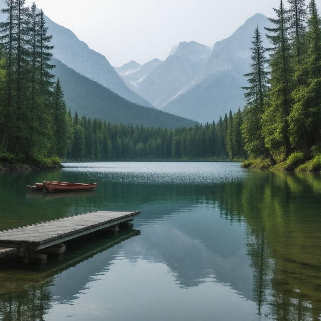 AI-created image of Lake Dorothy