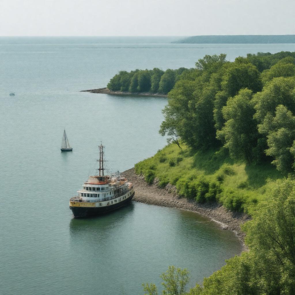 AI-created image of Lake Erie Islands