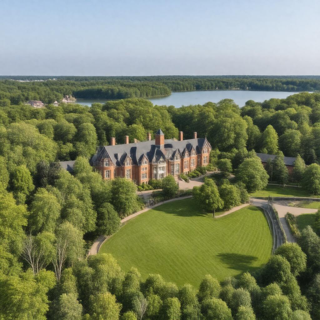 AI-created image of Lake Forest Academy