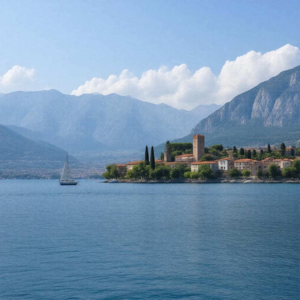 AI-created image of Lake Garda