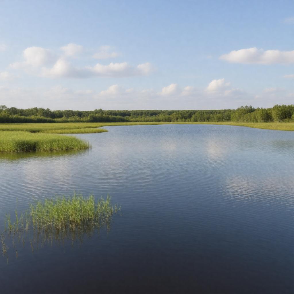 AI-created image of Lake Hammarsjön