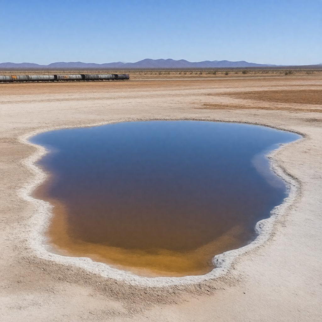 Click to view larger image AI-created image of Lake Hart