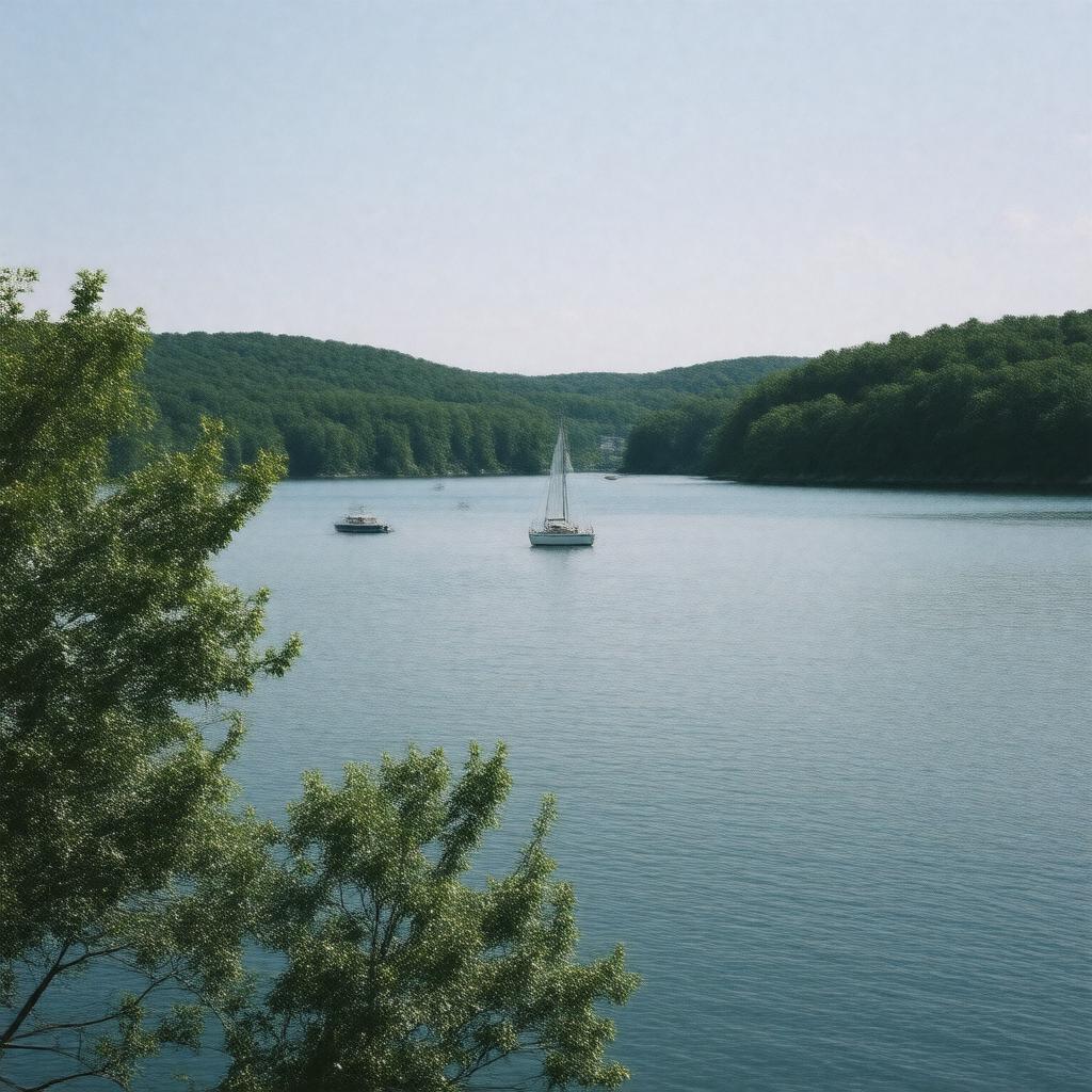 AI-created image of Lake Hopatcong