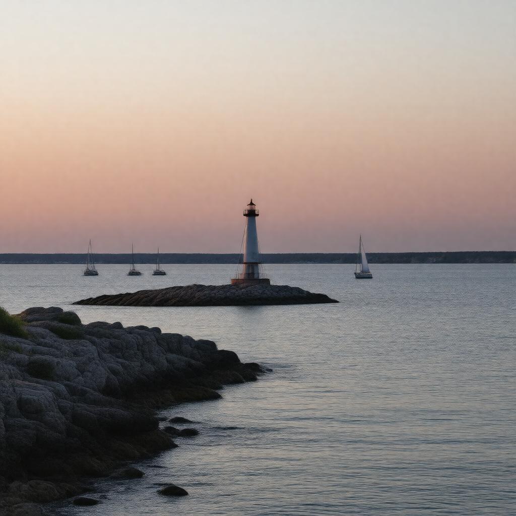 AI-created image of Lake Huron