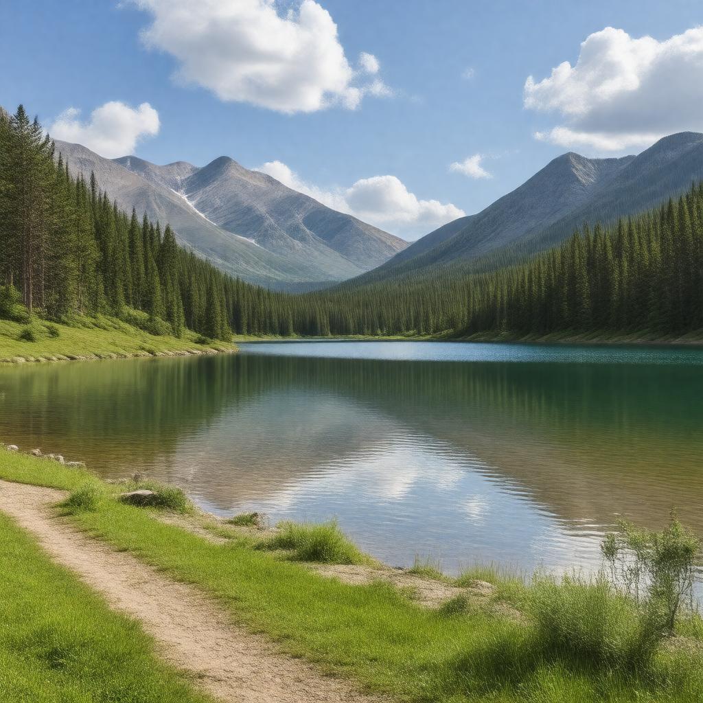 AI-created image of Lake Irene