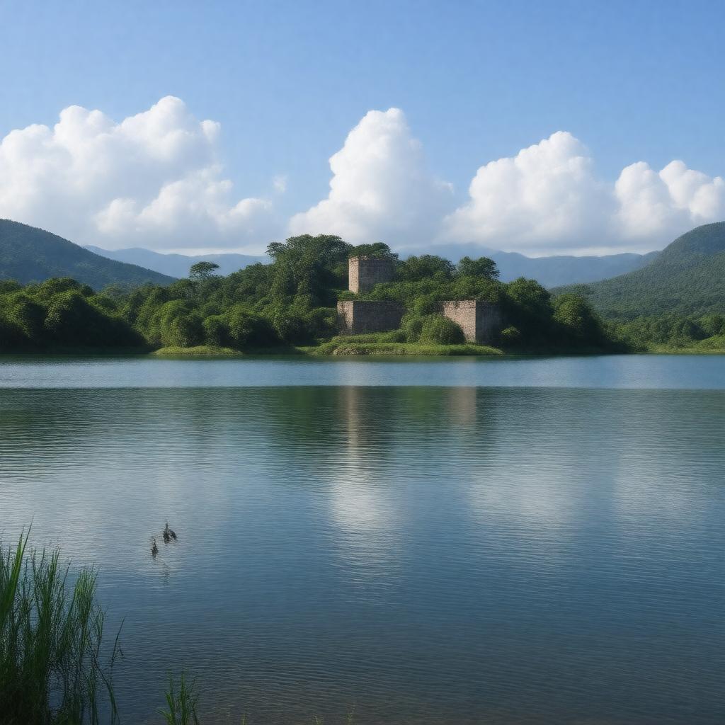 AI-created image of Lake Izabal