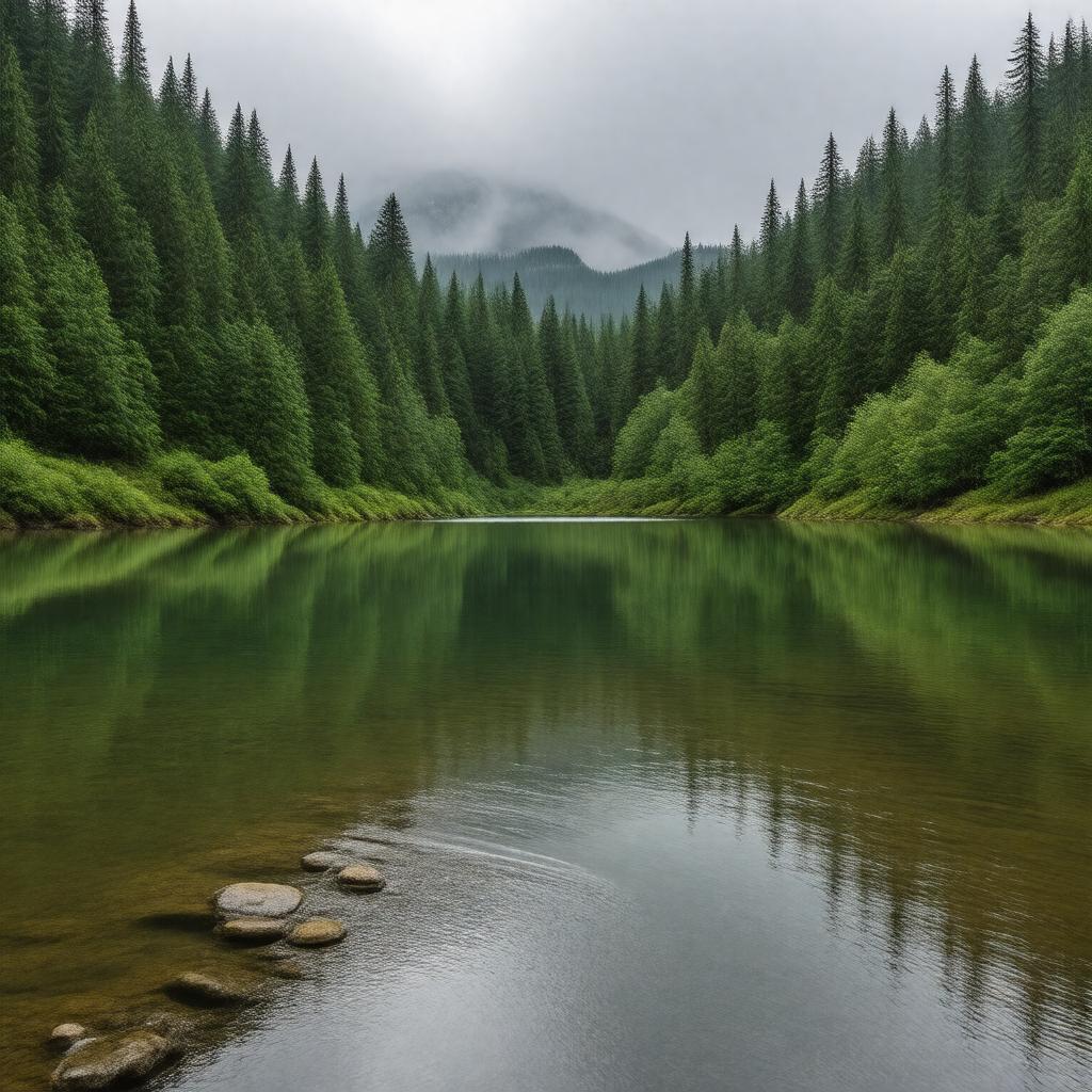 AI-created image of Lake Kathleen