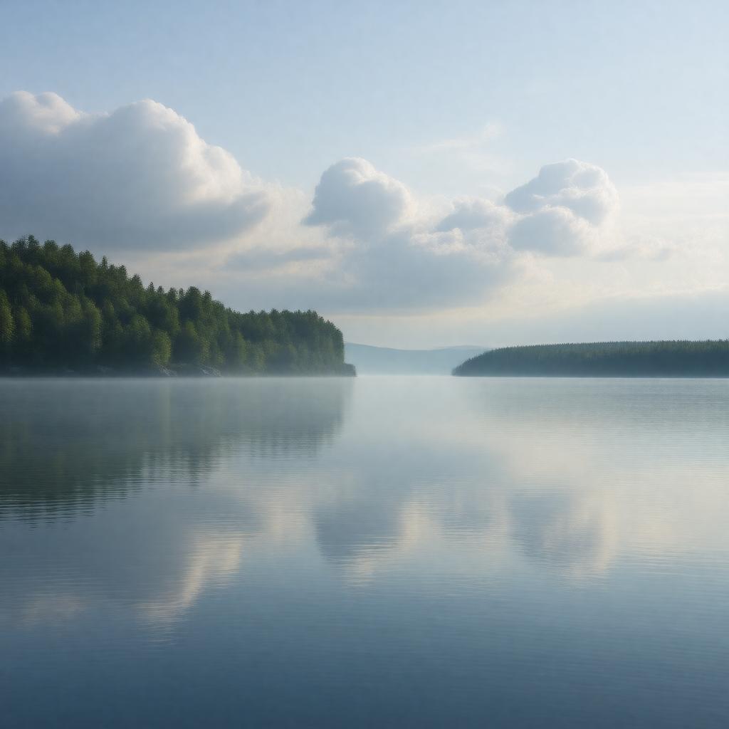 AI-created image of Lake Ladoga