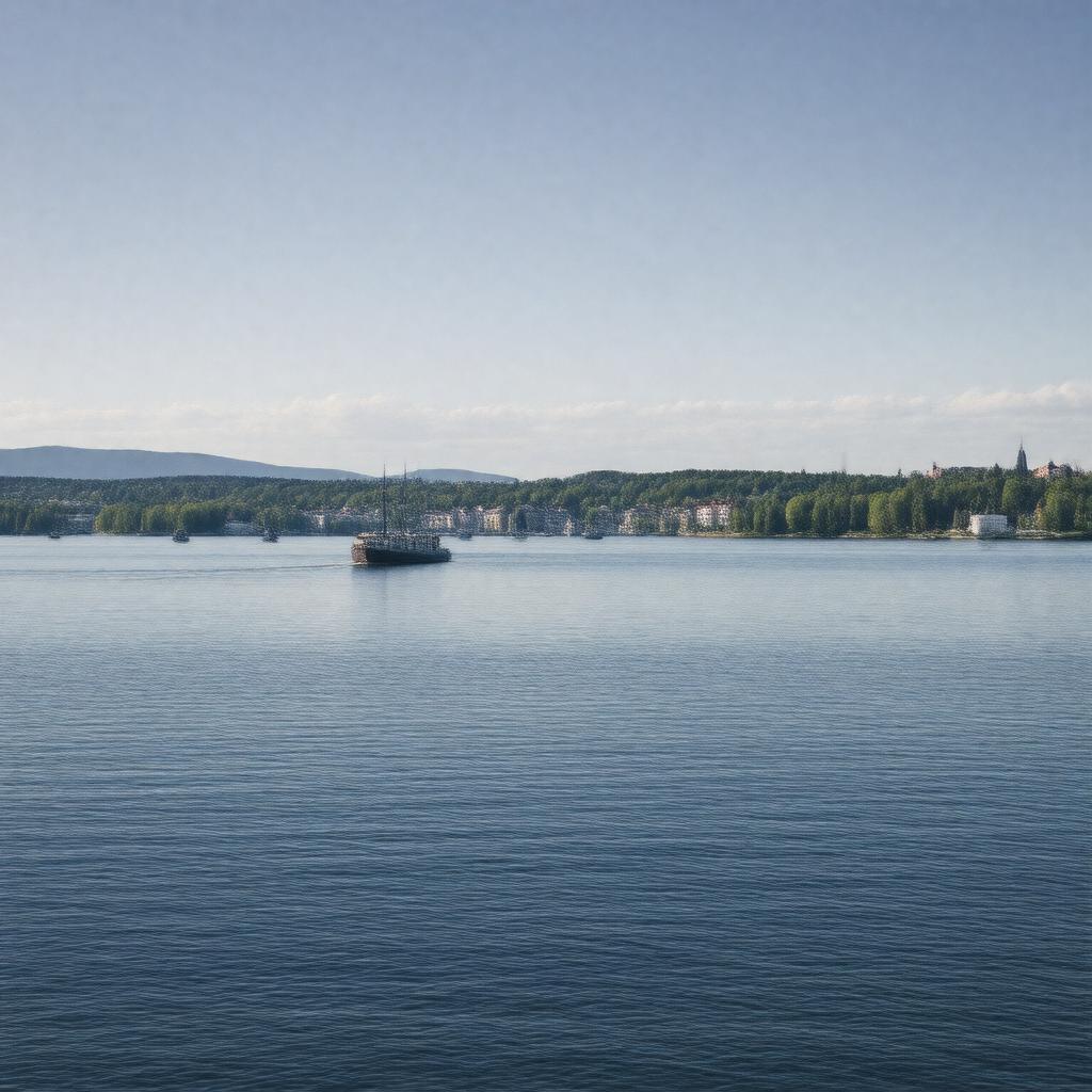 AI-created image of Lake Mälaren