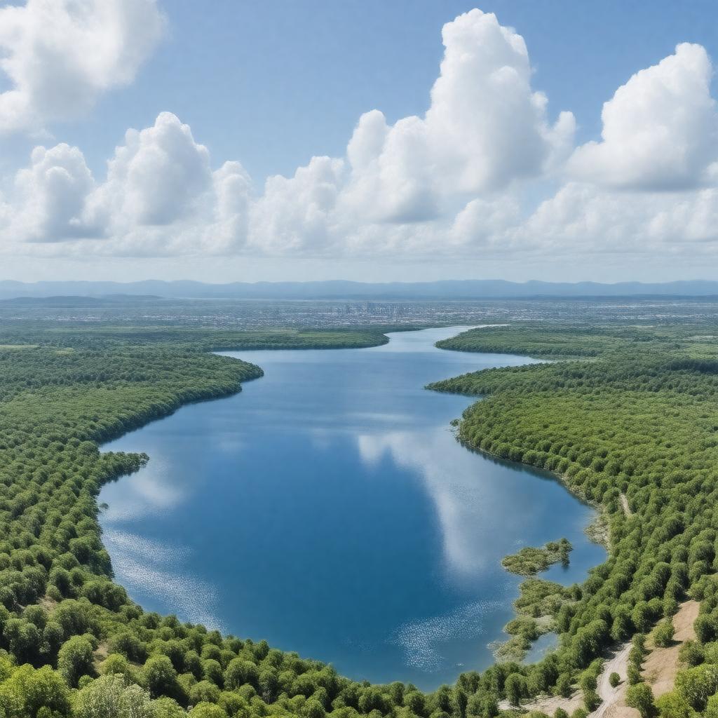 AI-created image of Lake Managua