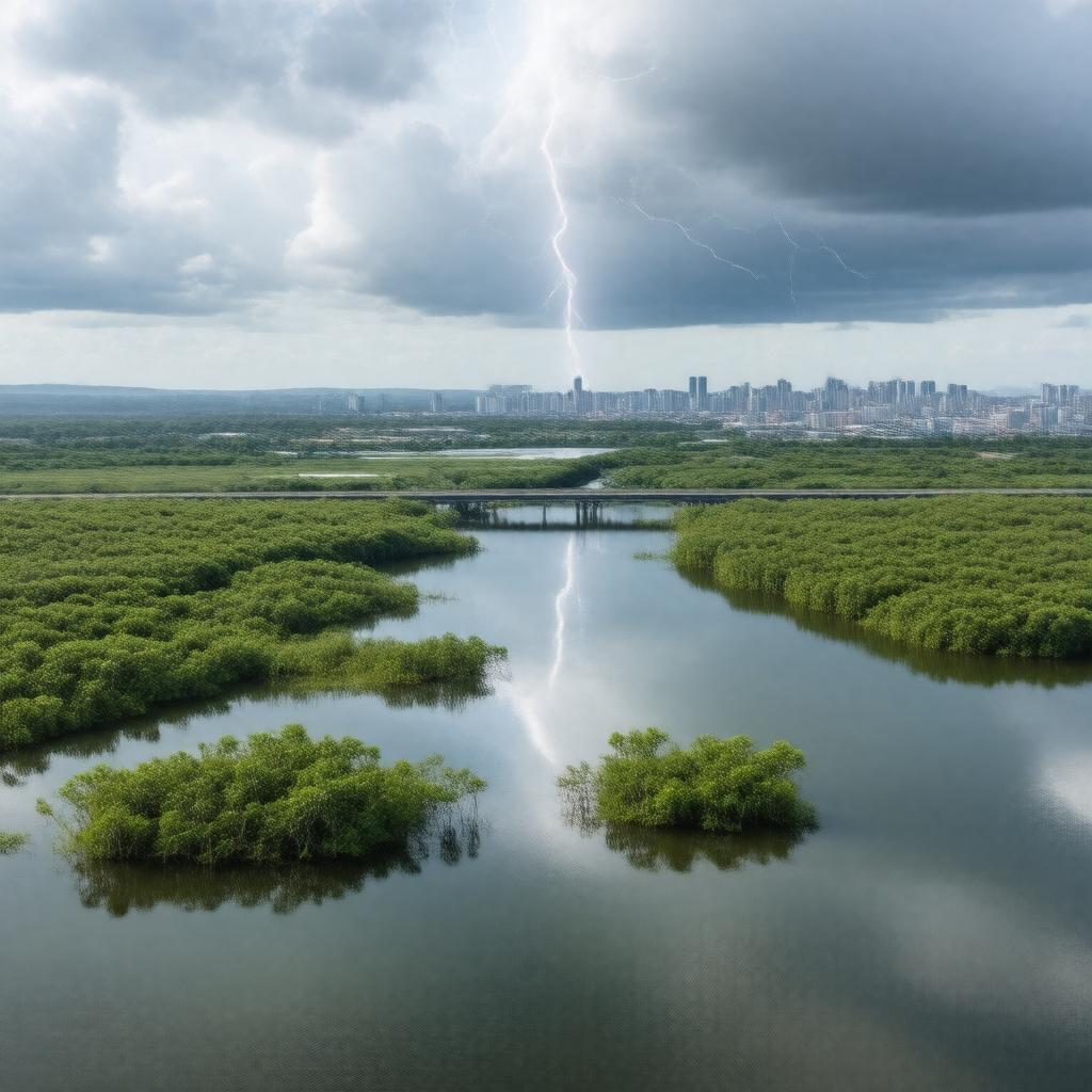 AI-created image of Lake Maracaibo
