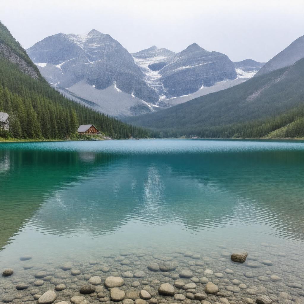 AI-created image of Lake McDonald