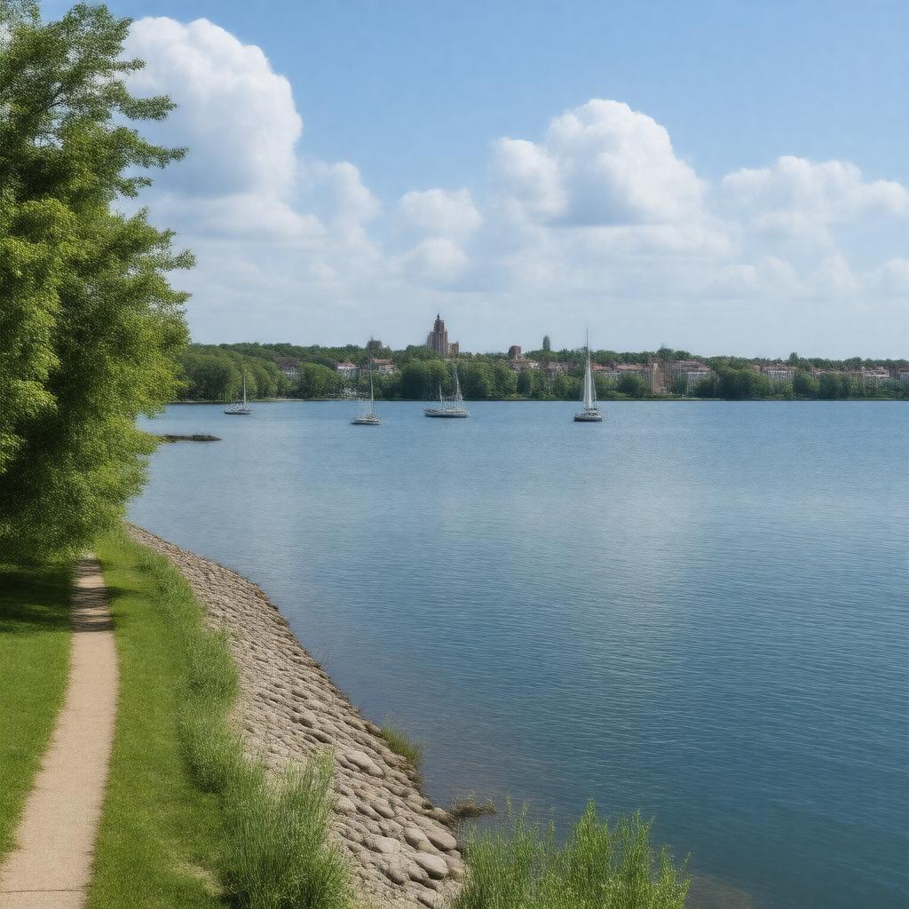 AI-created image of Lake Mendota