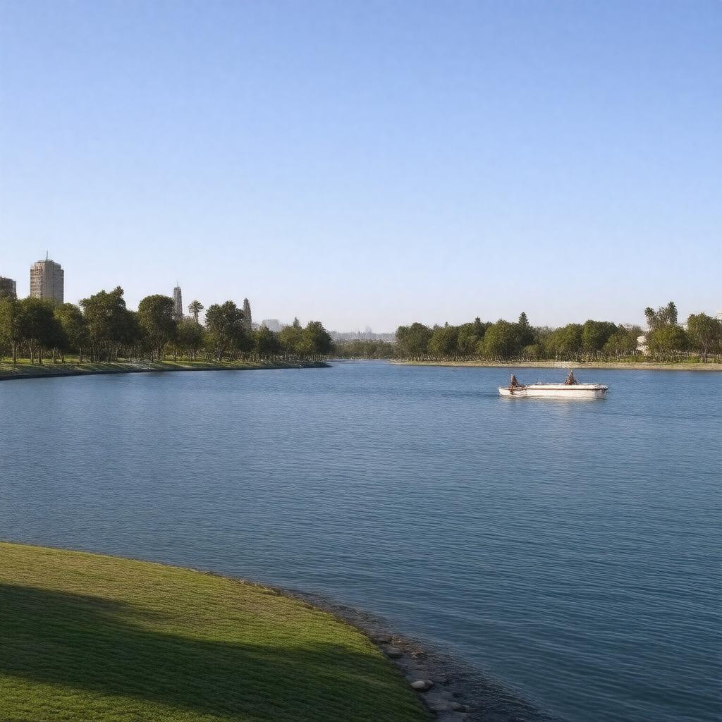 AI-created image of Lake Merritt