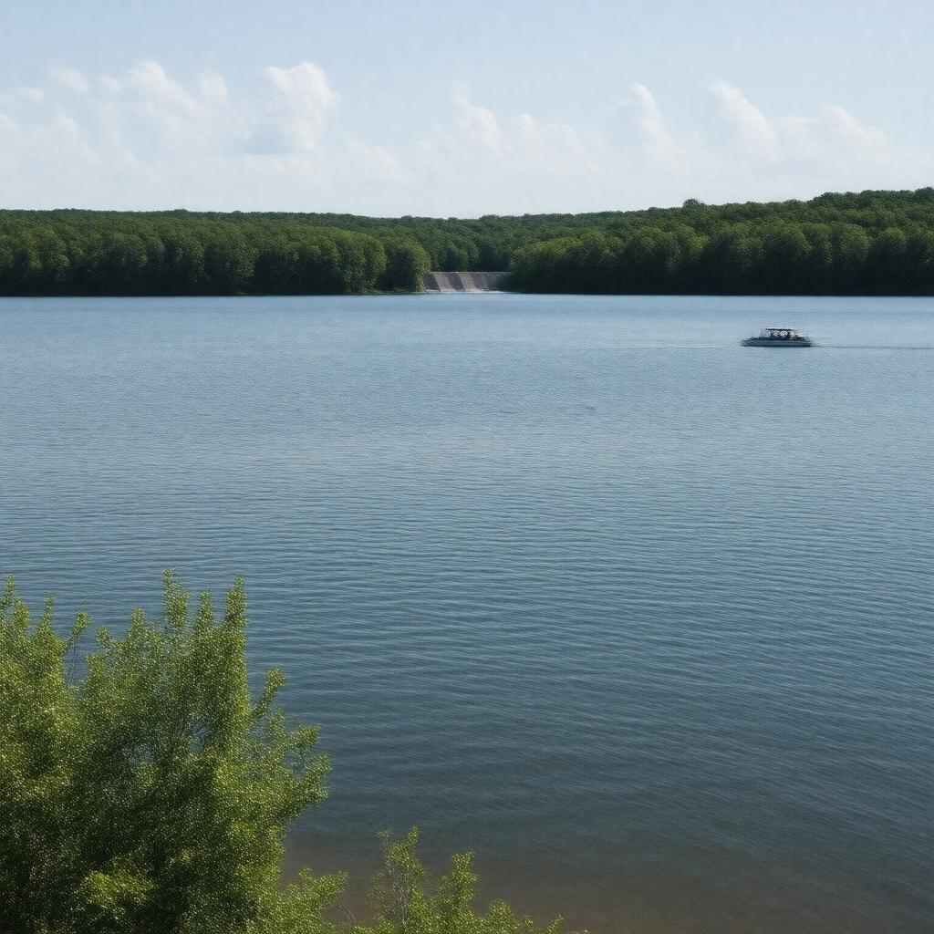 AI-created image of Lake Murray