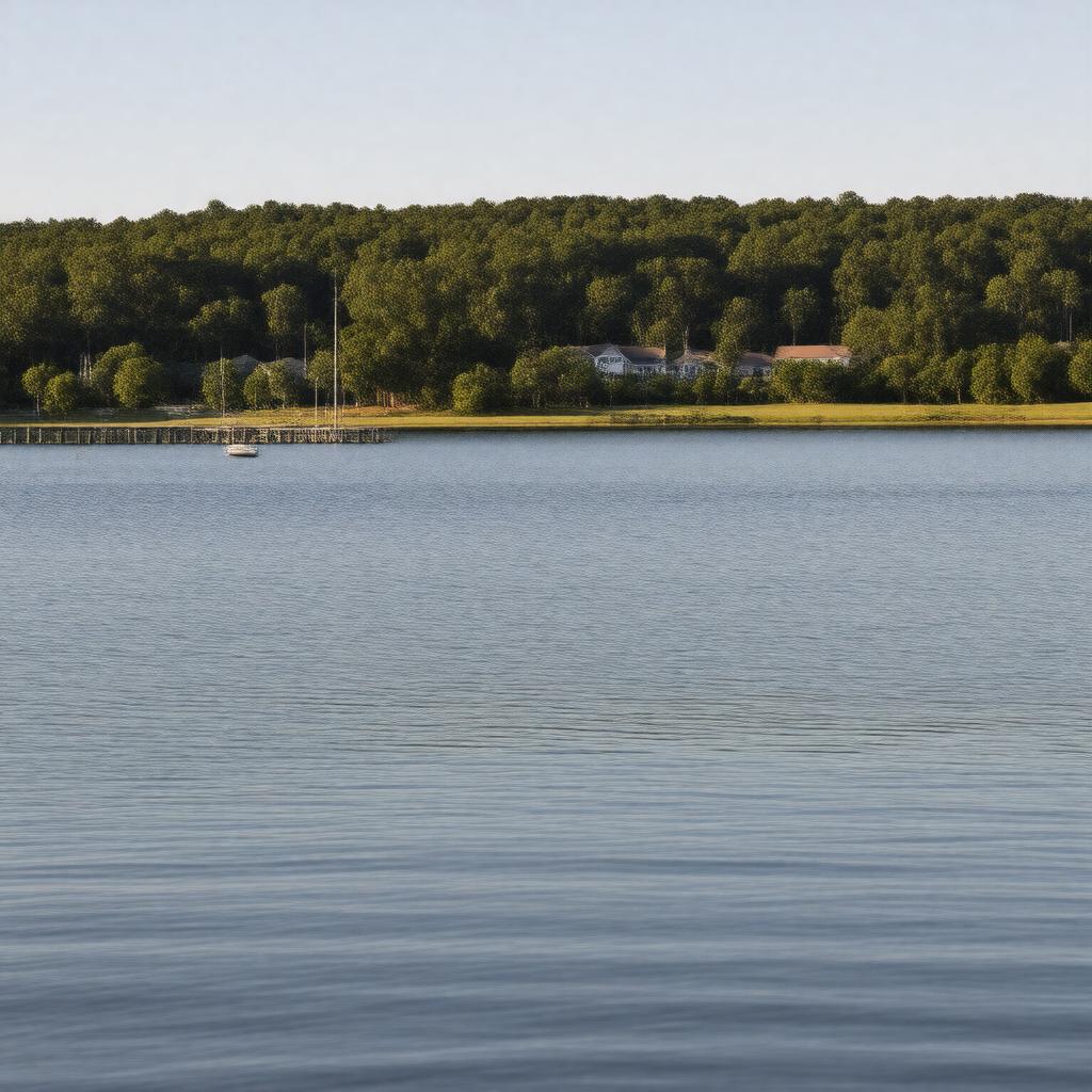 AI-created image of Lake Murray of Richland