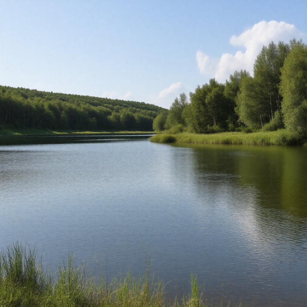 AI-created image of Lake Narach