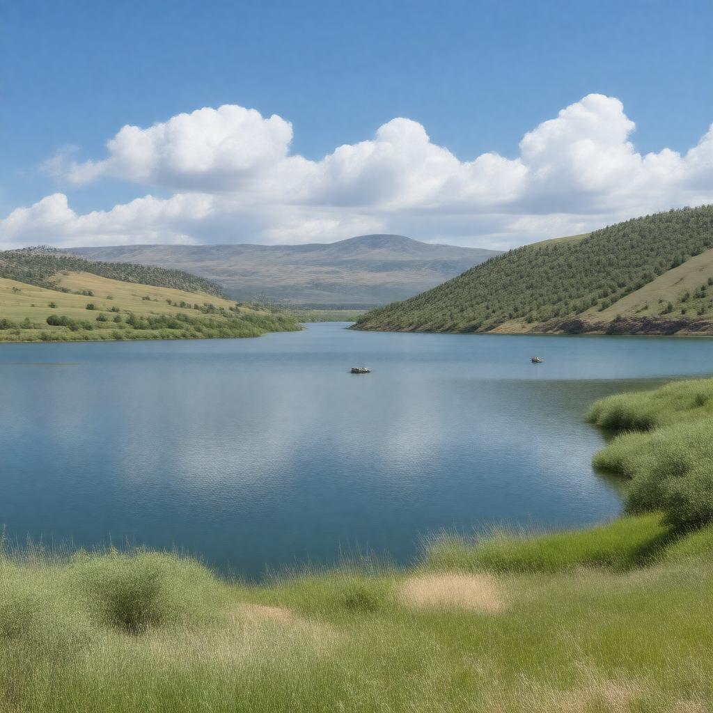 AI-created image of Lake Oahe