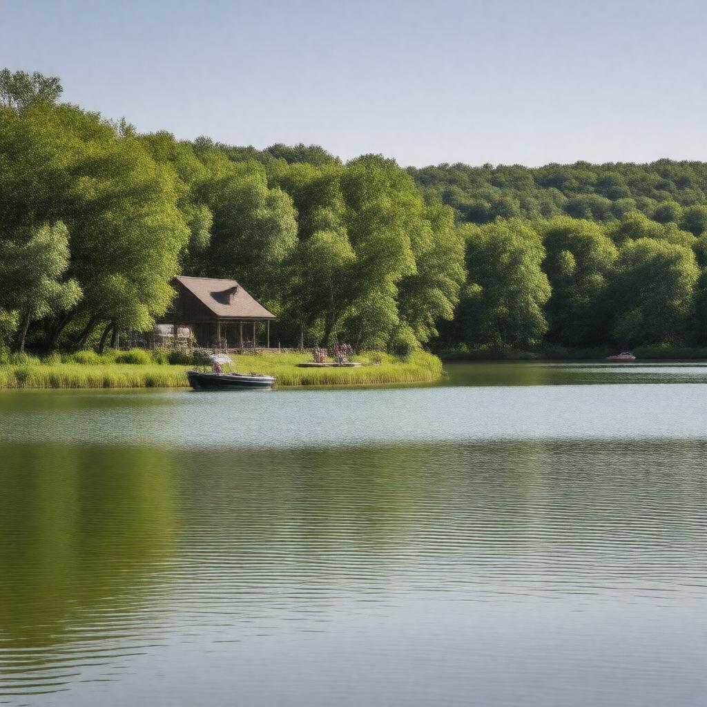 AI-created image of Lake Pearl