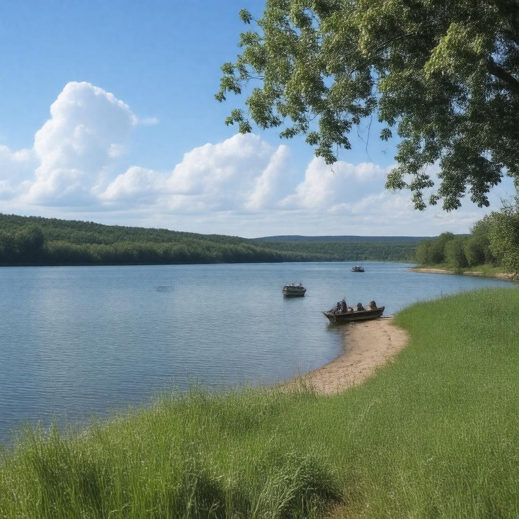 AI-created image of Lake Sharpe