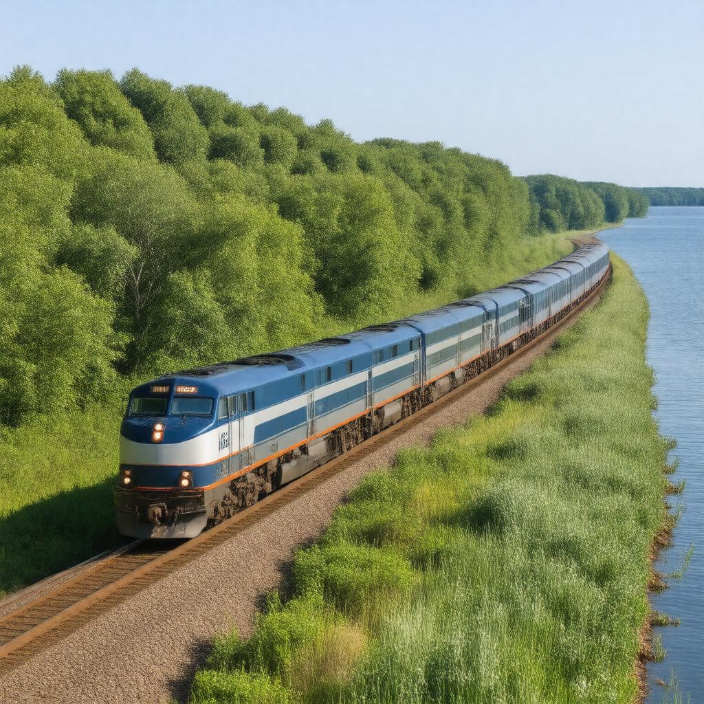 AI-created image of Lake Shore Limited