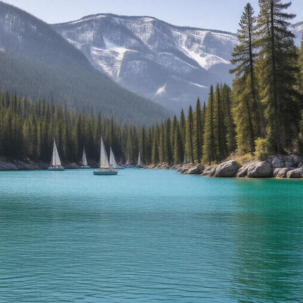 AI-created image of Lake Tahoe