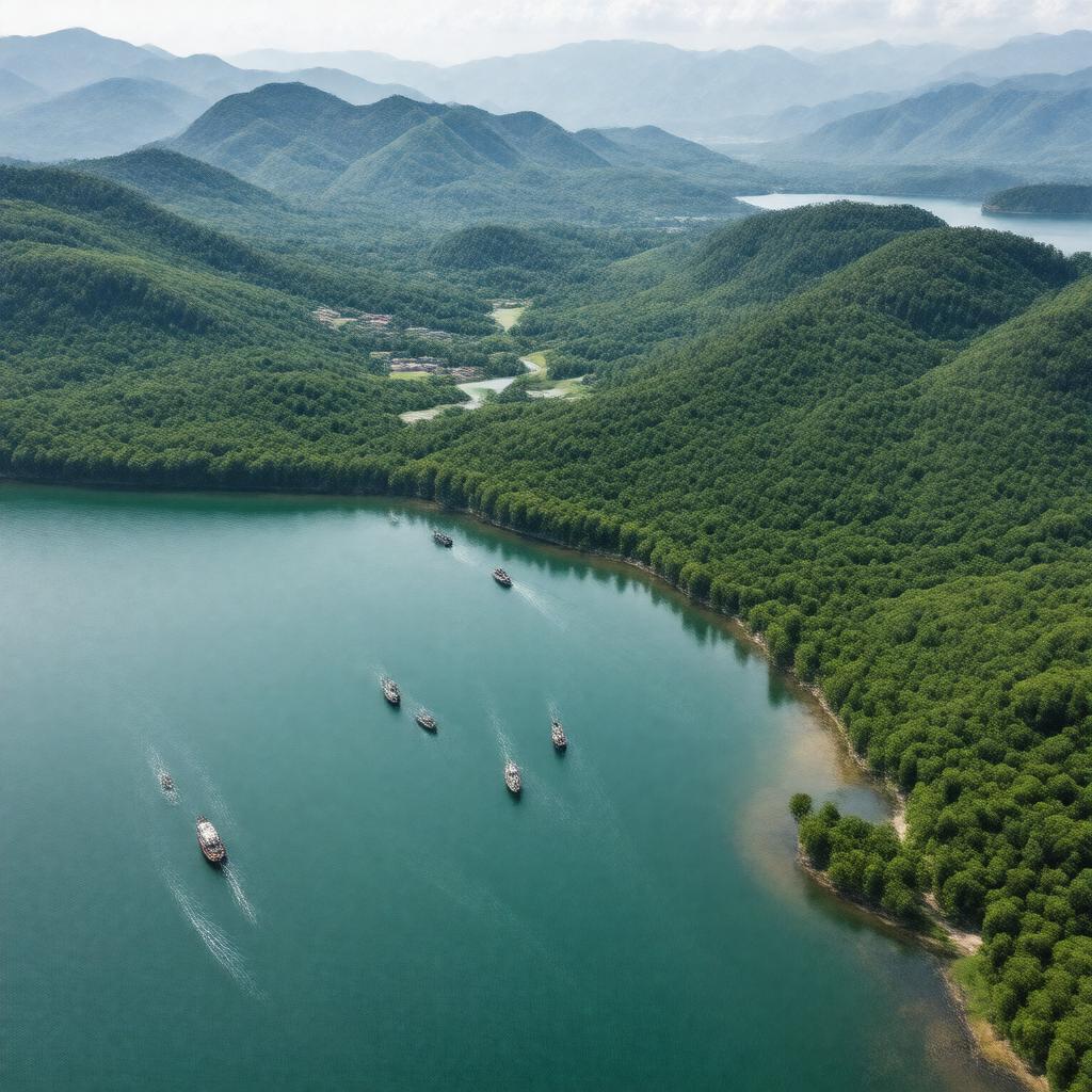 AI-created image of Lake Tanganyika