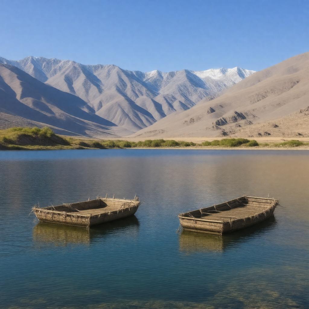 AI-created image of Lake Titicaca