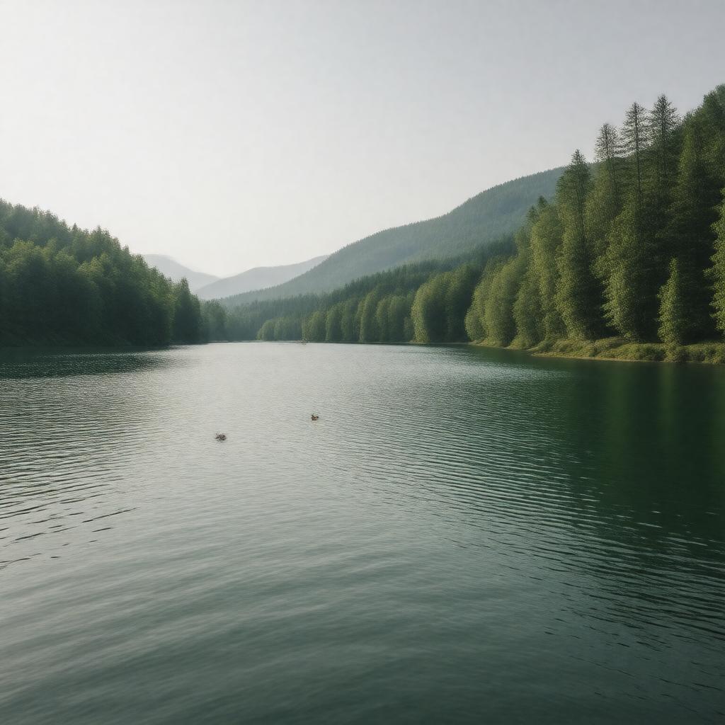 AI-created image of Lake Turner