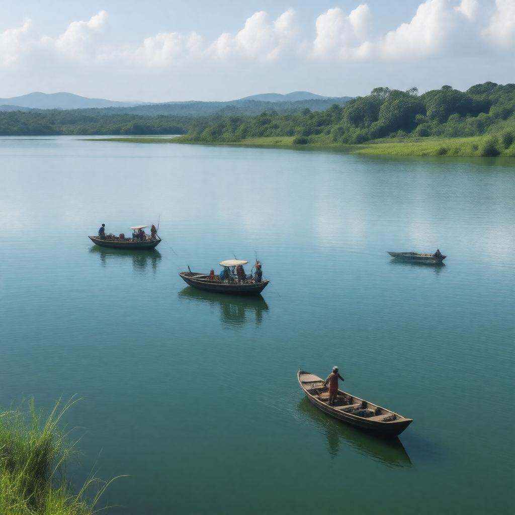 AI-created image of Lake Victoria