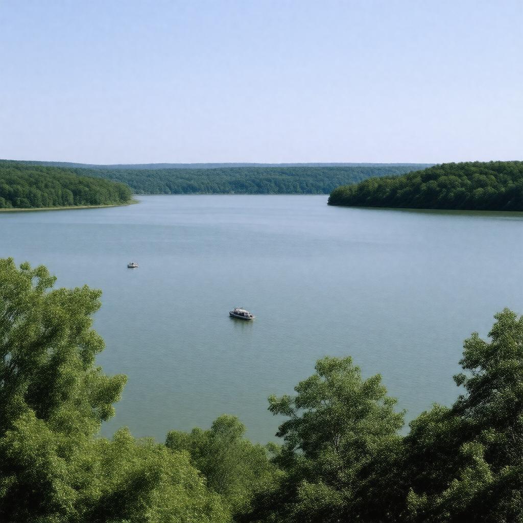 AI-created image of Lake Wappapello