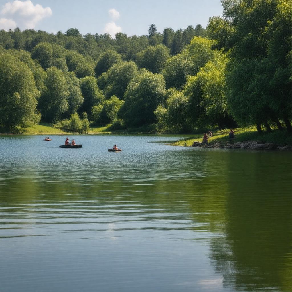 AI-created image of Lake Wingra