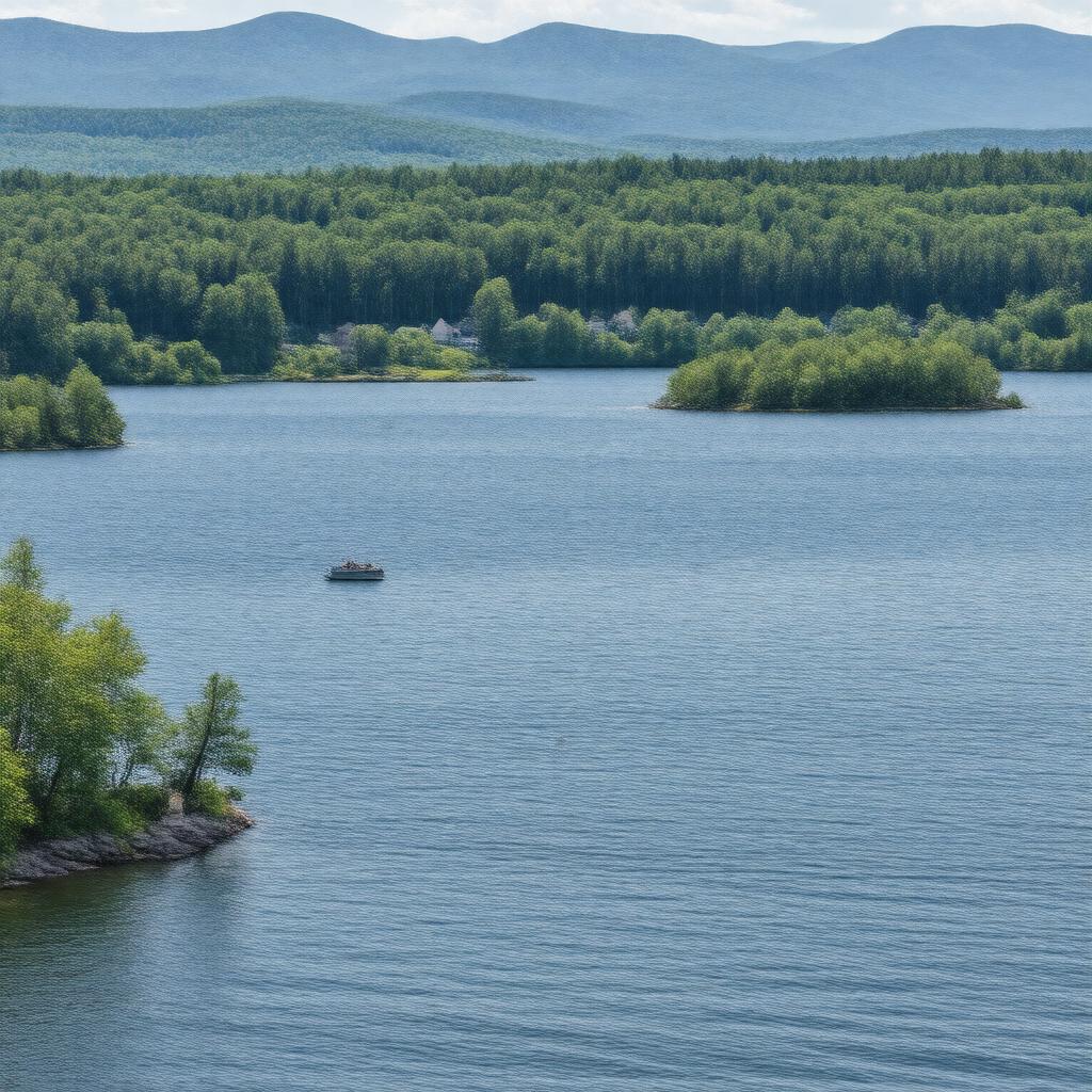 AI-created image of Lake Winnipesaukee