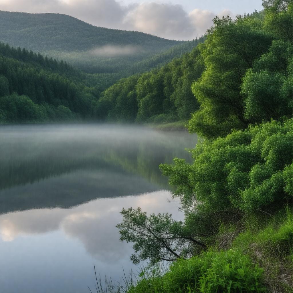 AI-created image of Lake of the Clouds