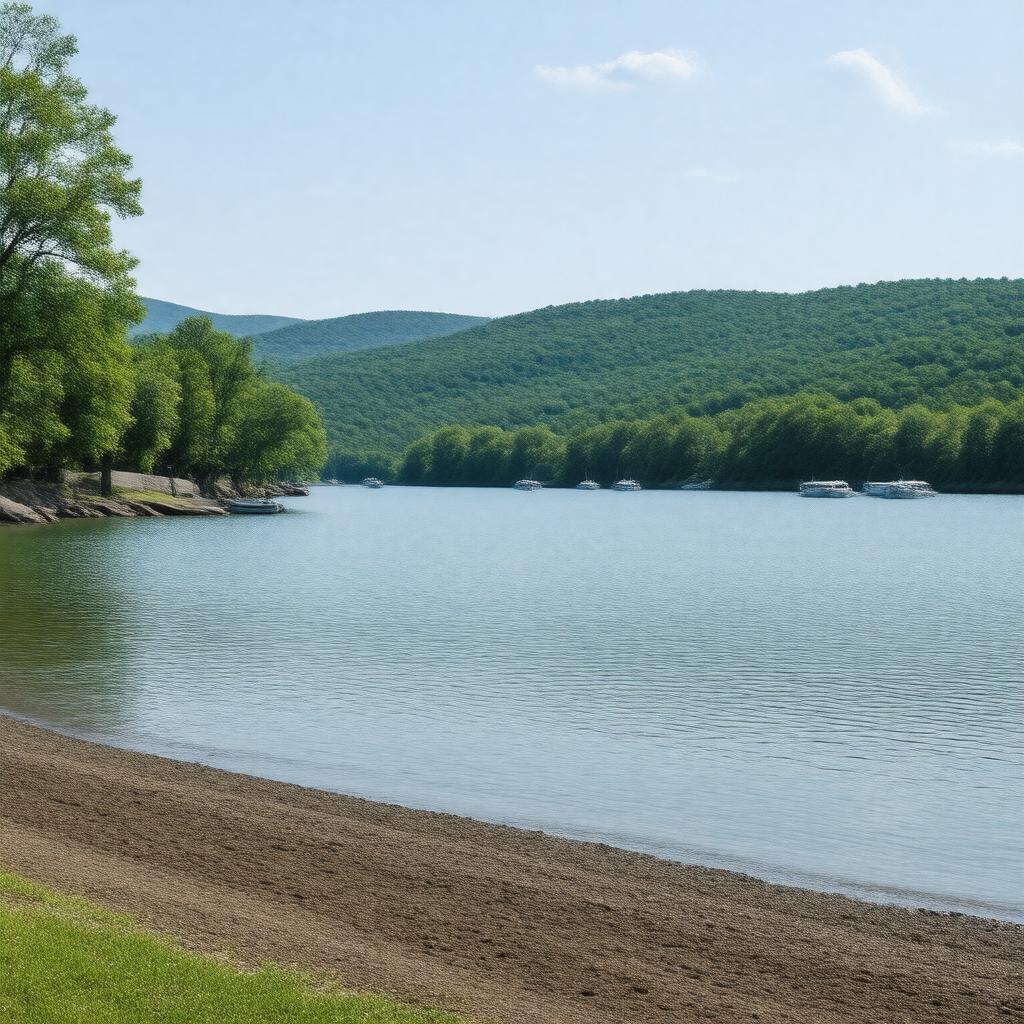 AI-created image of Lake of the Ozarks State Park