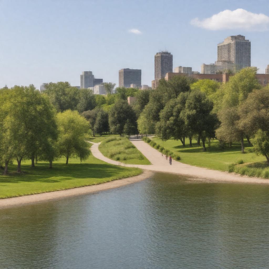 AI-created image of Lakeside Campus