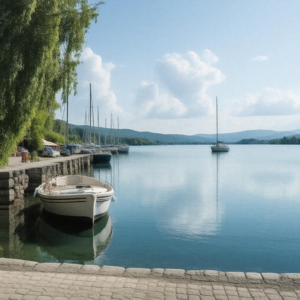 AI-created image of Lakeside Marina