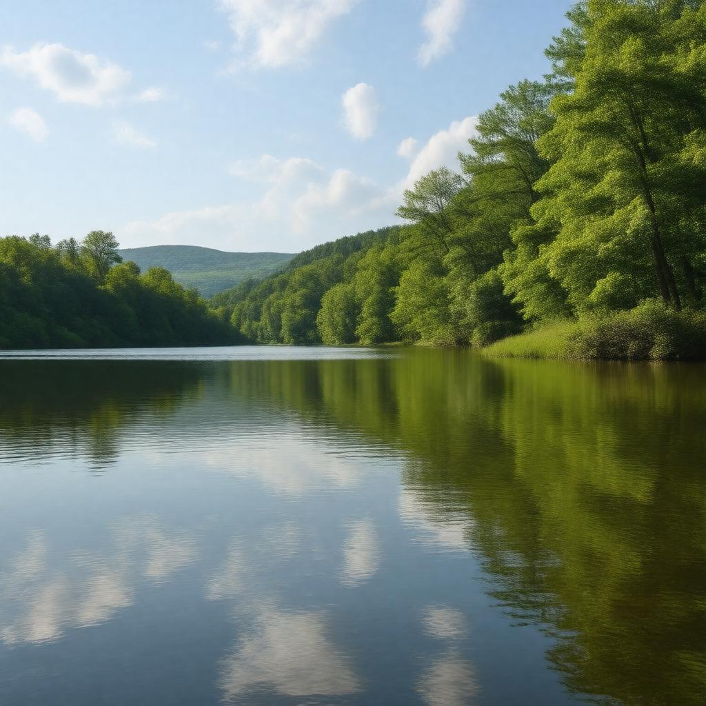 AI-created image of Lakeville Pond