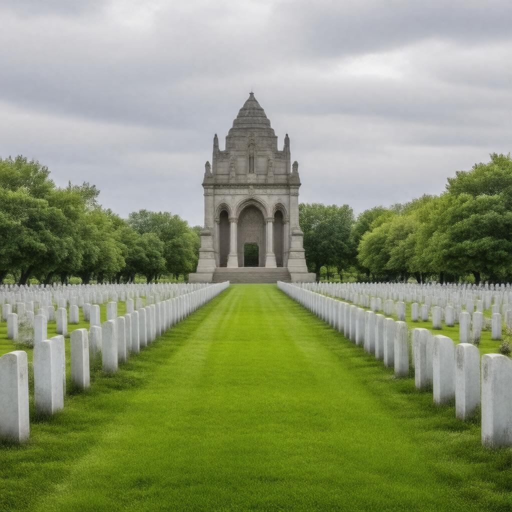 AI-created image of Lakewood Cemetery, Minneapolis