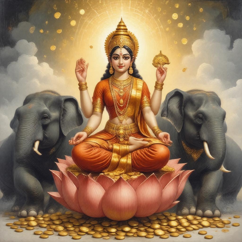 AI-created image of Lakshmi