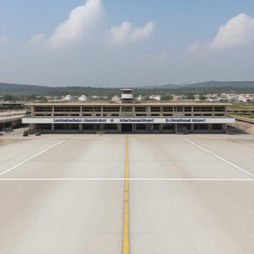 AI-created image of Lal Bahadur Shastri International Airport