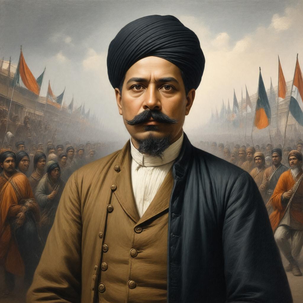 AI-created image of Lala Lajpat Rai