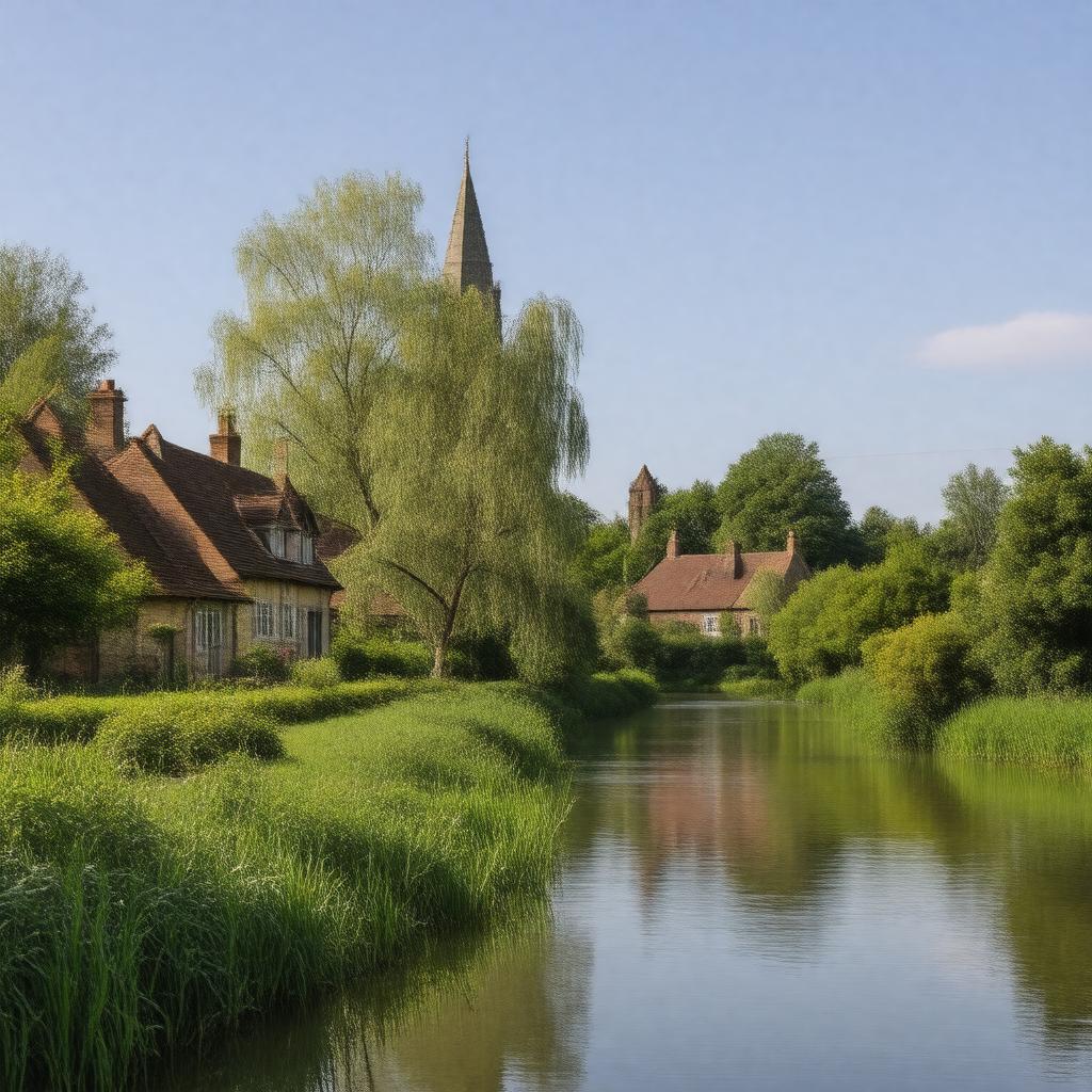 AI-created image of Laleham