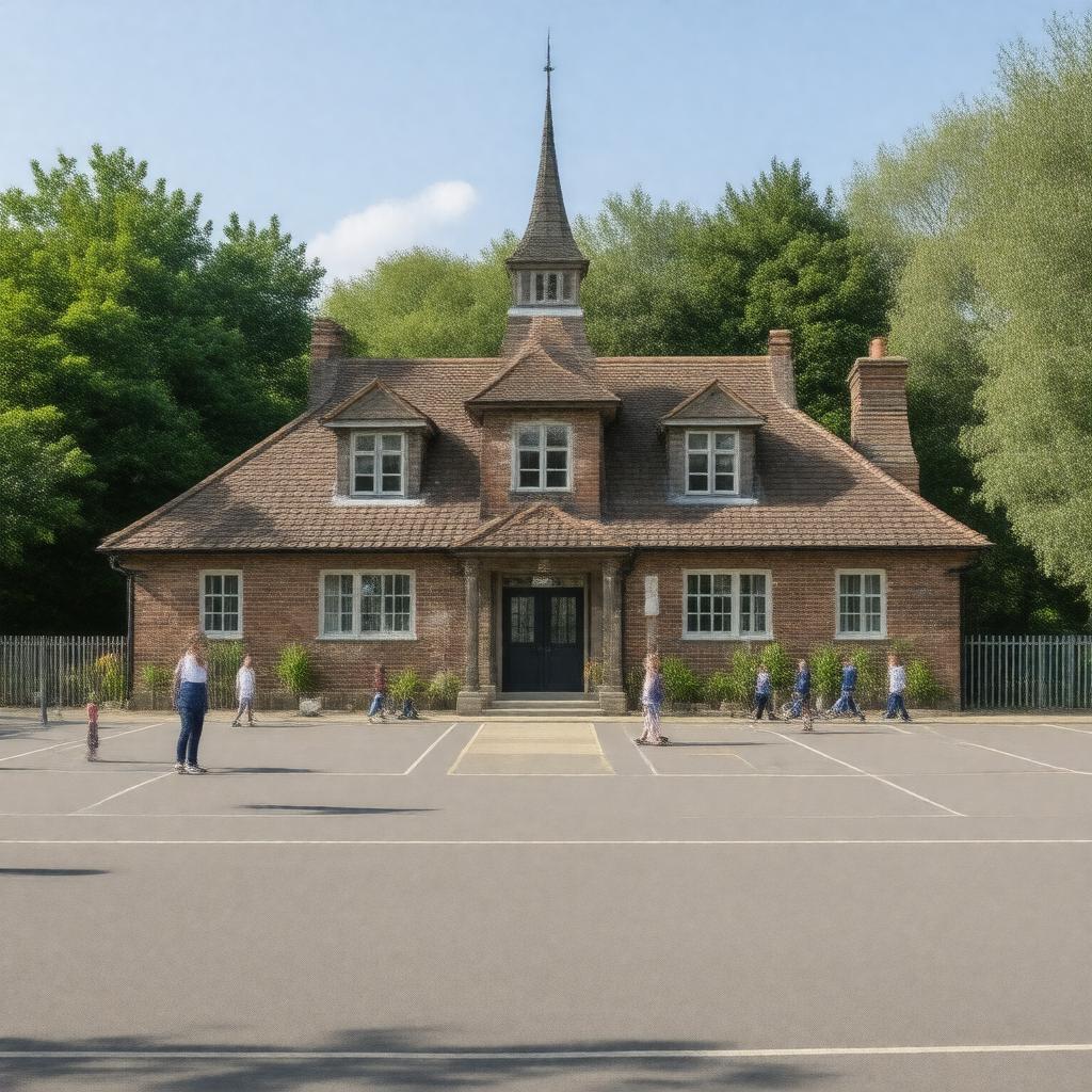 AI-created image of Laleham Church of England Primary School