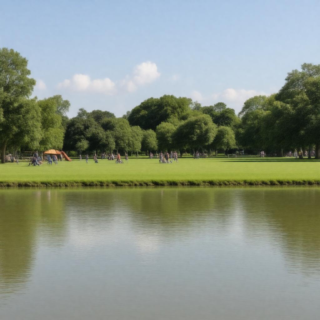 AI-created image of Laleham Park