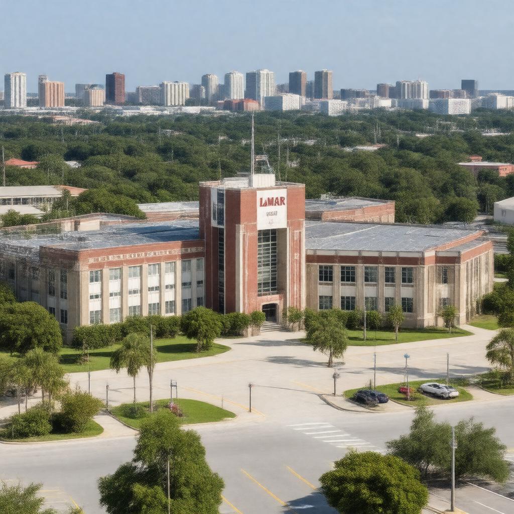 Click to view larger image AI-created image of Lamar High School