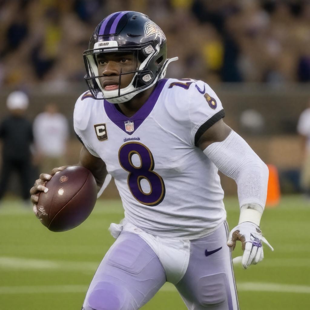 AI-created image of Lamar Jackson